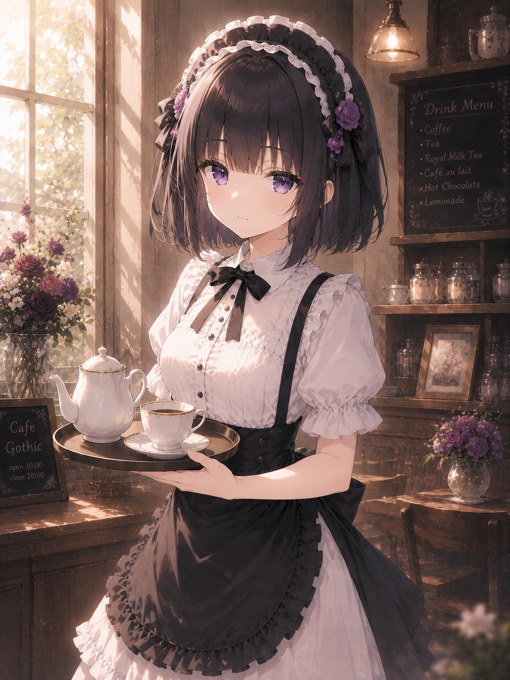 うちの子たち in Cafe