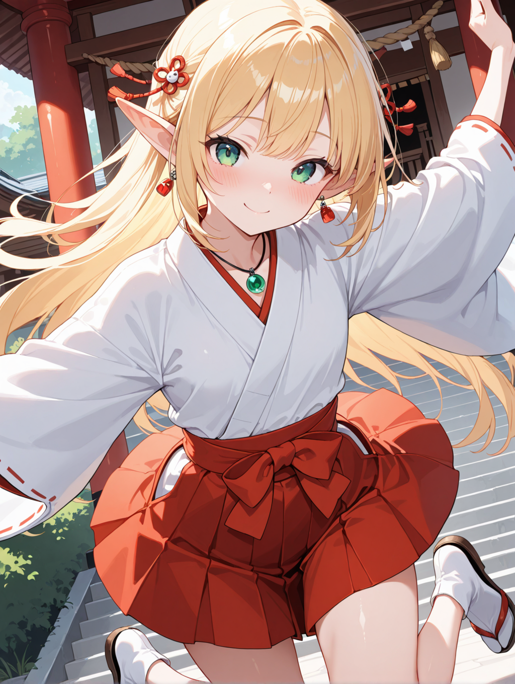 ぴょんぴょん_巫女エルフ３ミニ