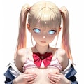 おすわりツインテちゃん 6枚目