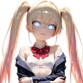 おすわりツインテちゃん 5枚目