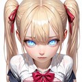 おすわりツインテちゃん 8枚目