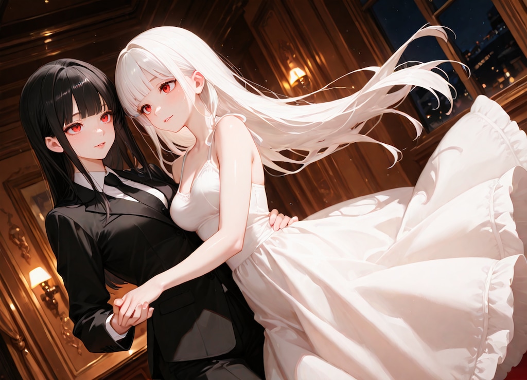 双子の社交ダンス