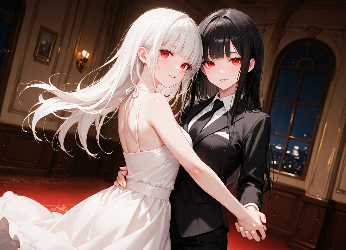 双子の社交ダンス | の人気AIイラスト・グラビア