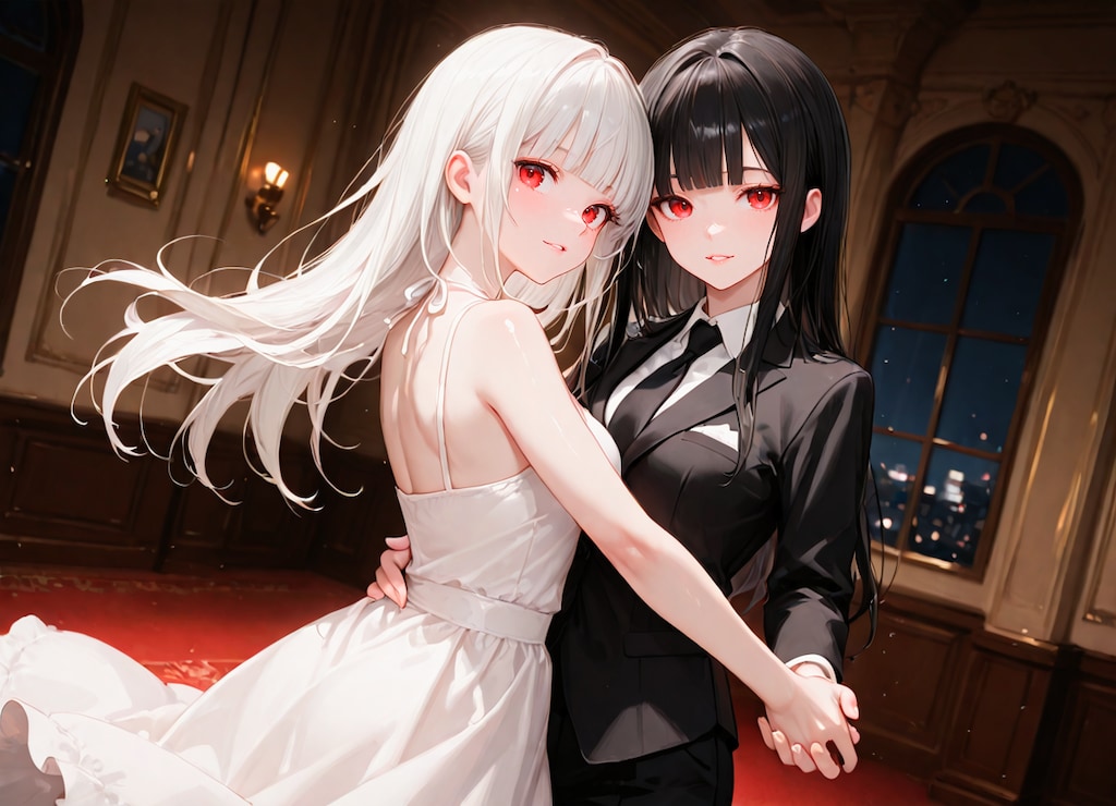 双子の社交ダンス