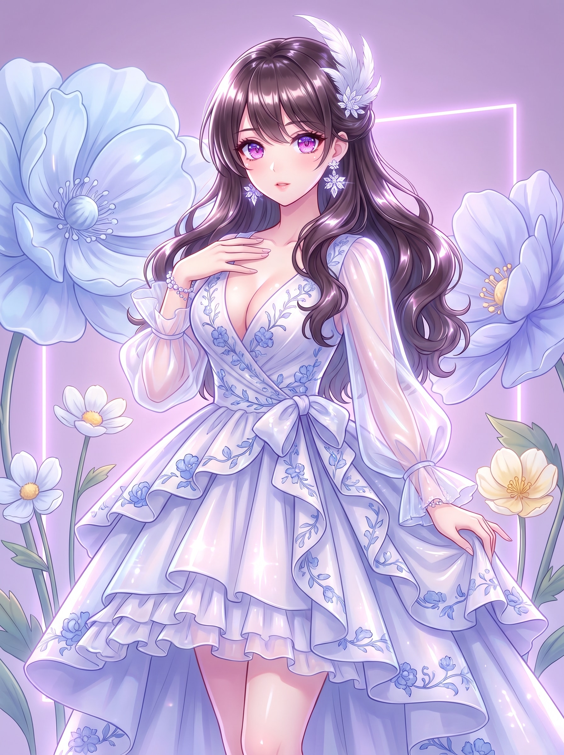 蒼花幻苑の羽飾