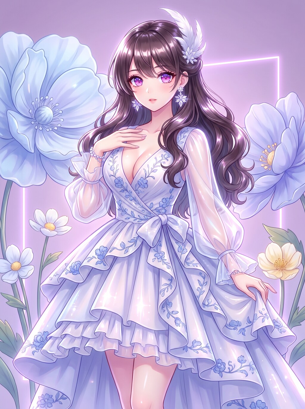 蒼花幻苑の羽飾