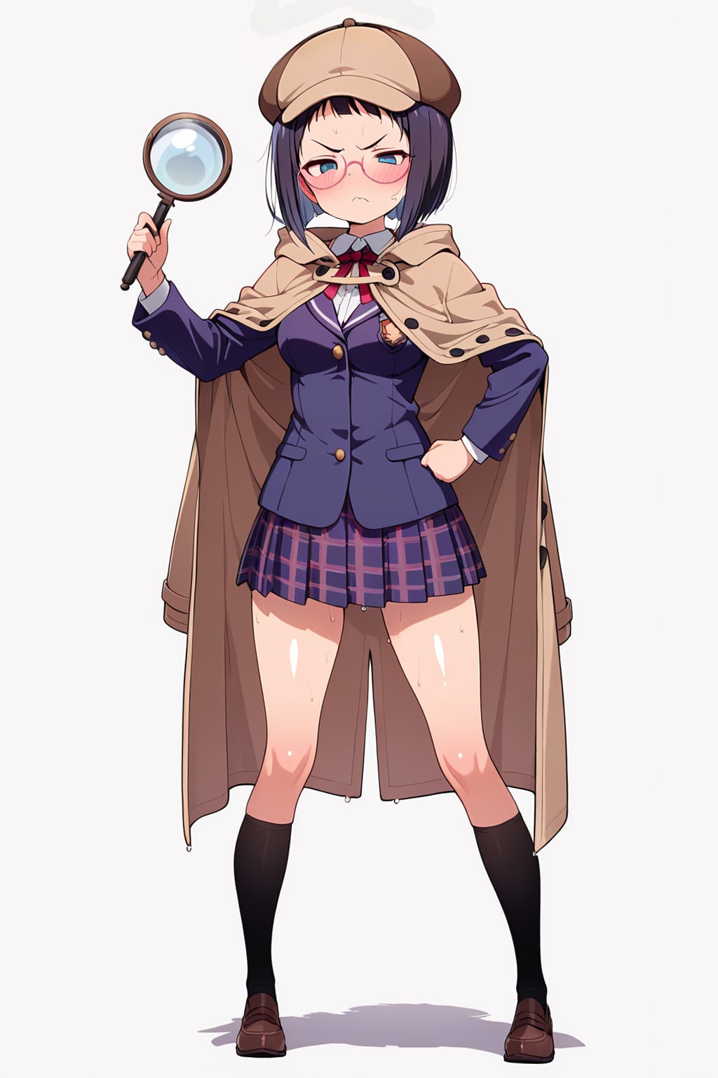 メガネ女子　探偵