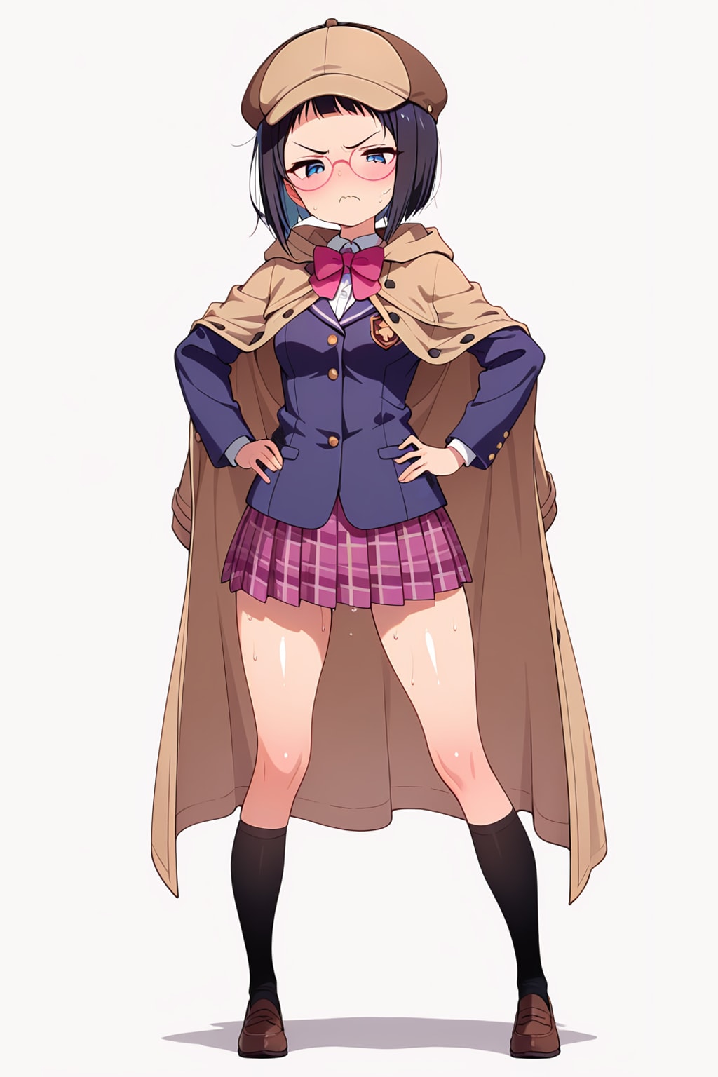 メガネ女子　探偵