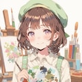 緑の服の絵描き 7枚目
