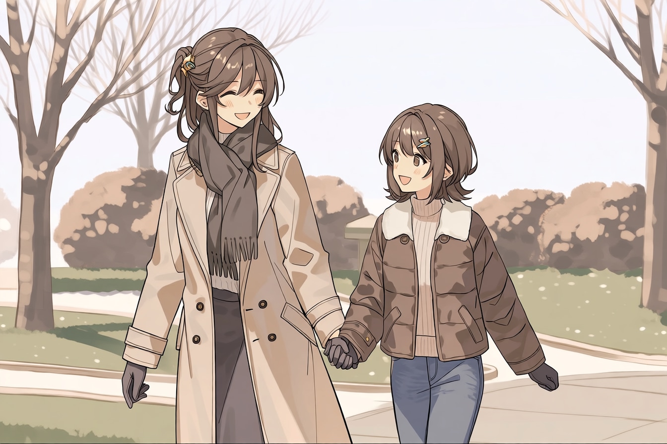 母と娘241 | の人気AIイラスト・グラビア