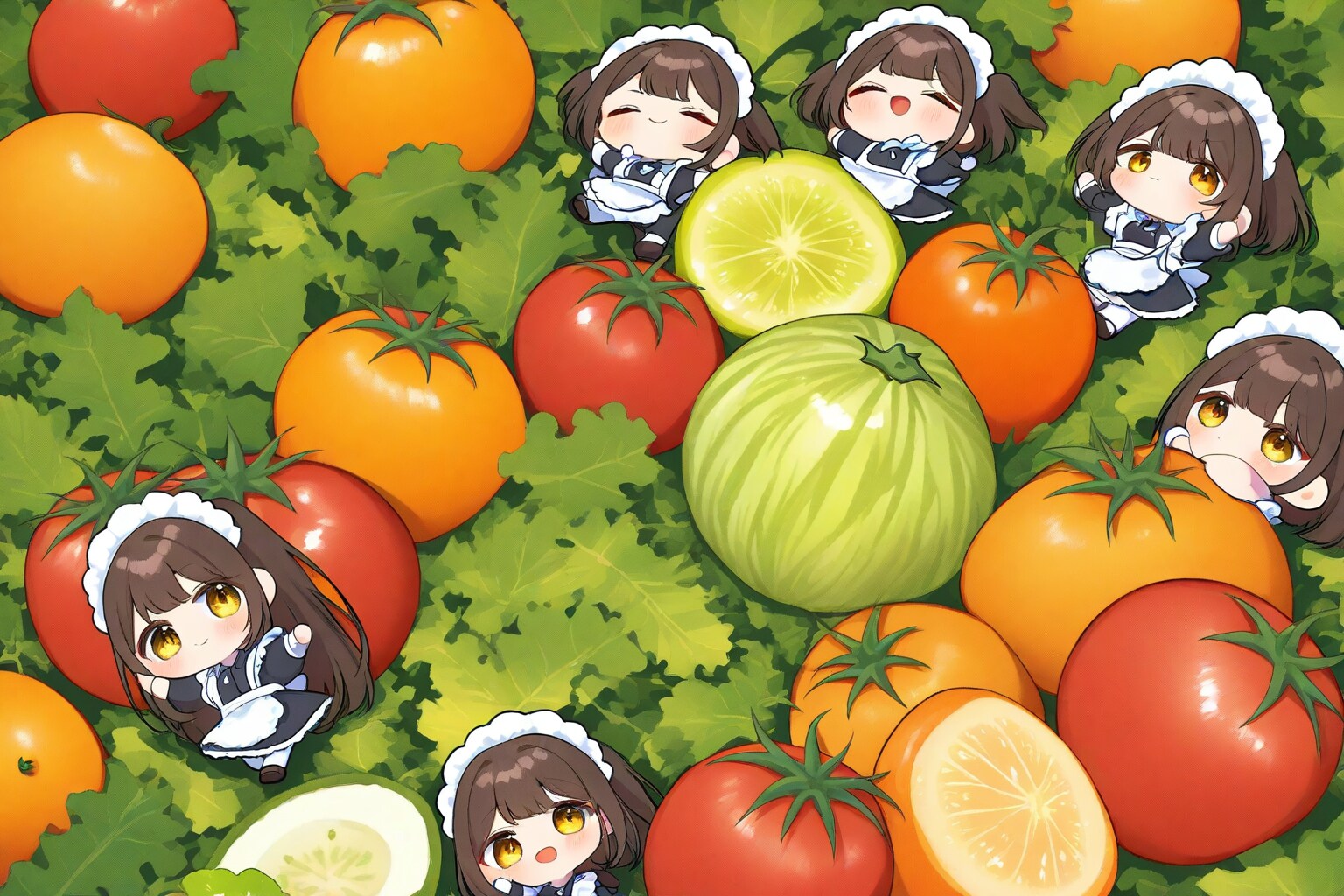 メイドちゃんの休憩所 | の人気AIイラスト・グラビア