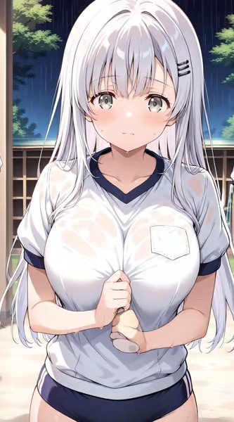 銀髪の女の子