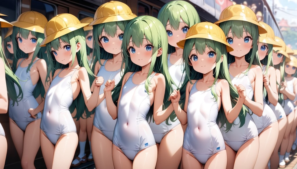 白スクでクールビズ3