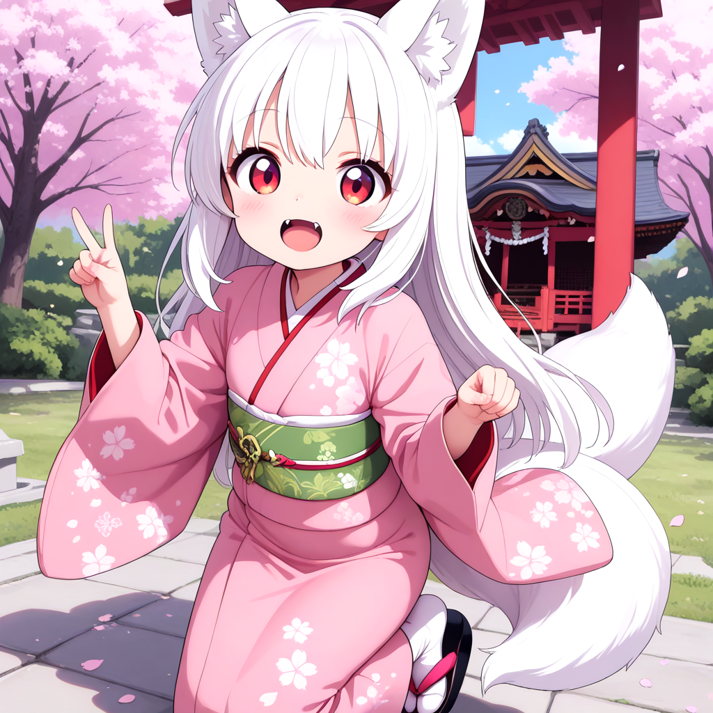 御神体様の春色コーデ