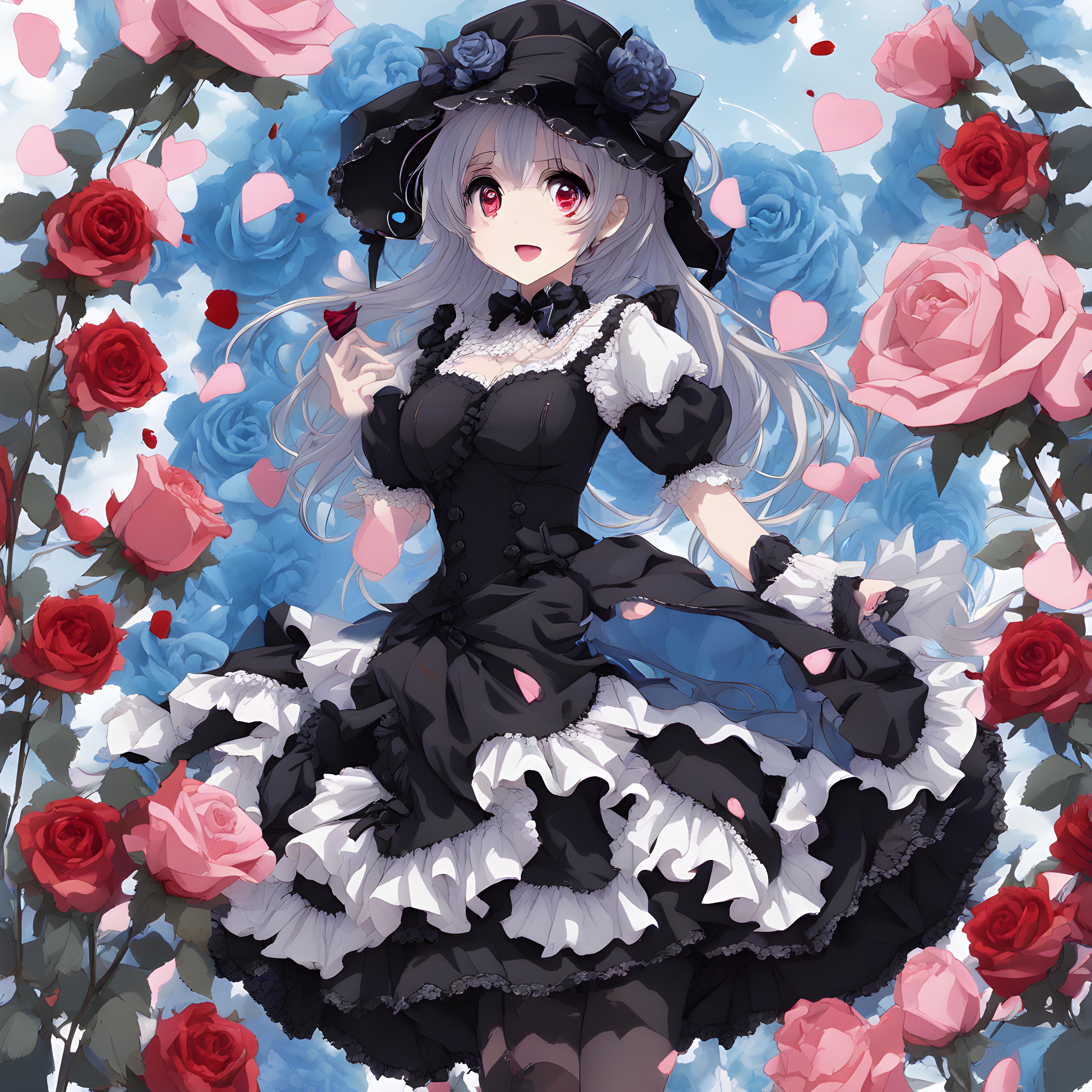 💓青と黒のゴスロリ娘の正体