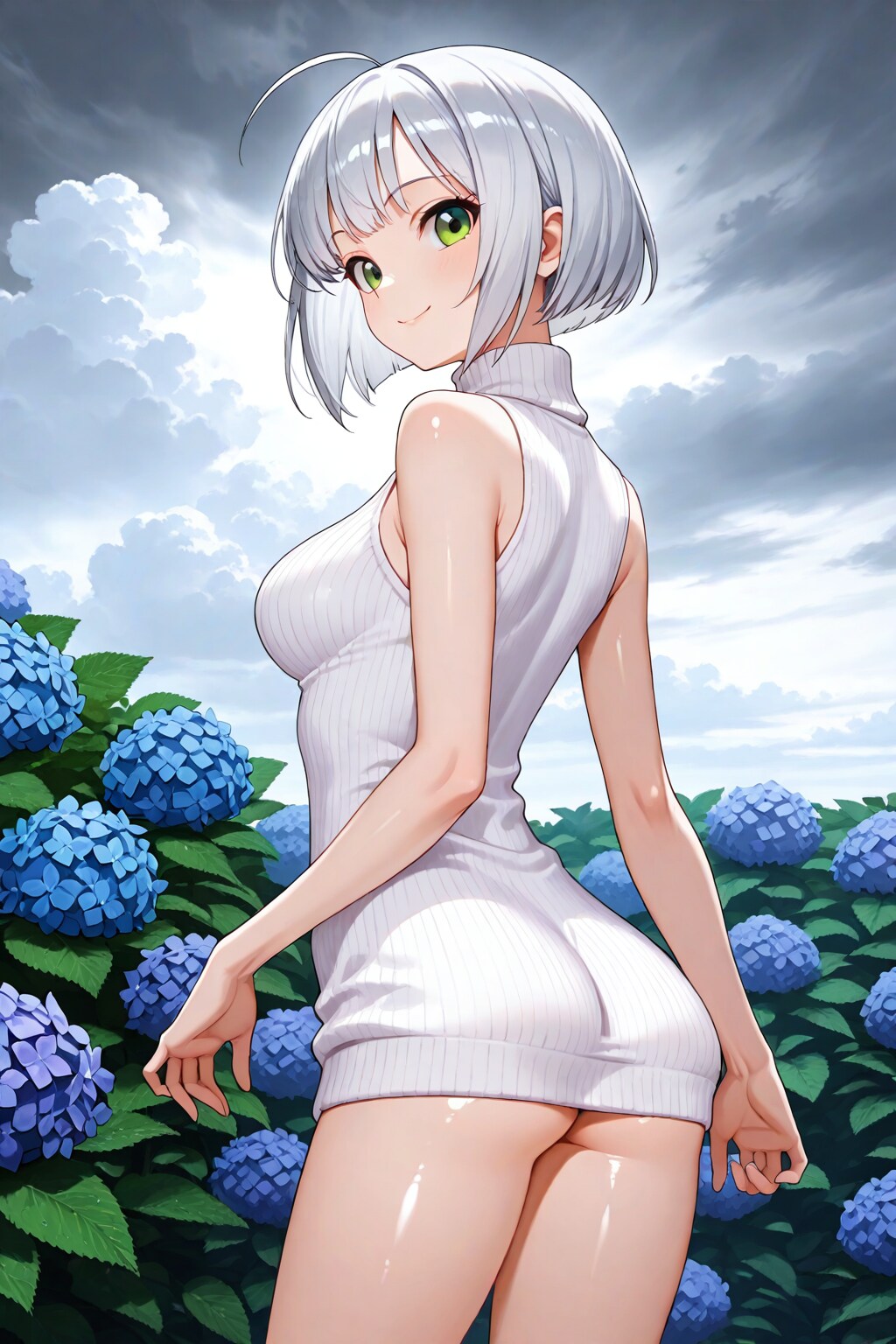 後ろから