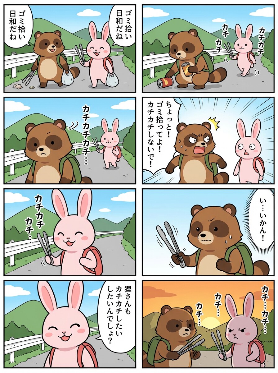 新説カチカチ山