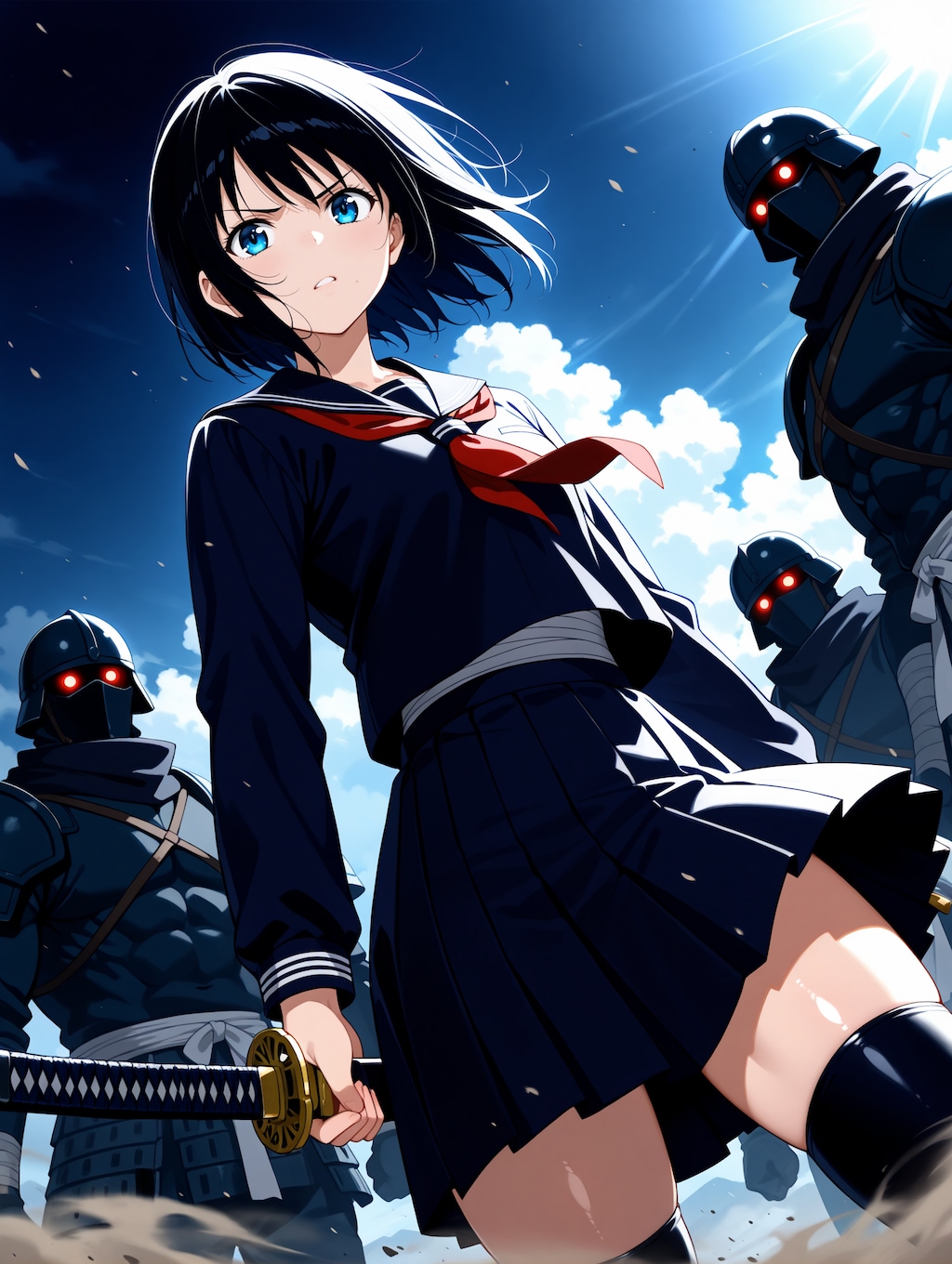 【今日の腹筋】黒髪侍JK