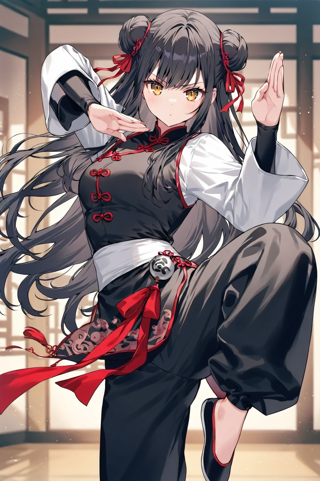 カンフー美少女 | の人気AIイラスト・グラビア