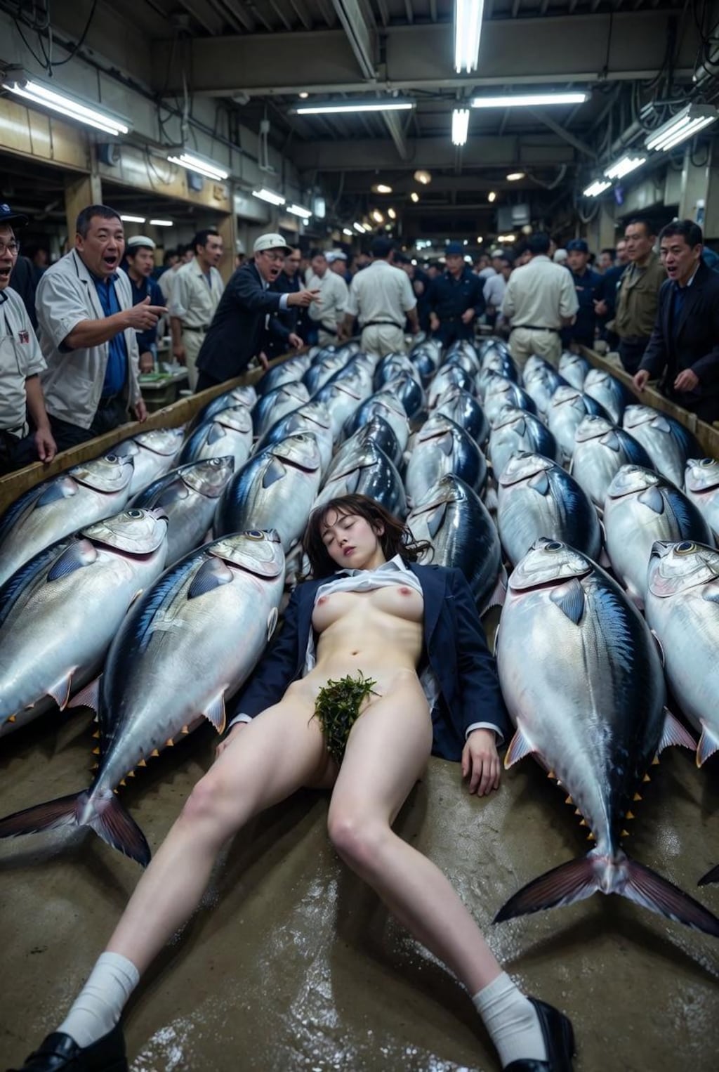 マグロの初競りで史上最高値の6億円をたたき出した女子校生