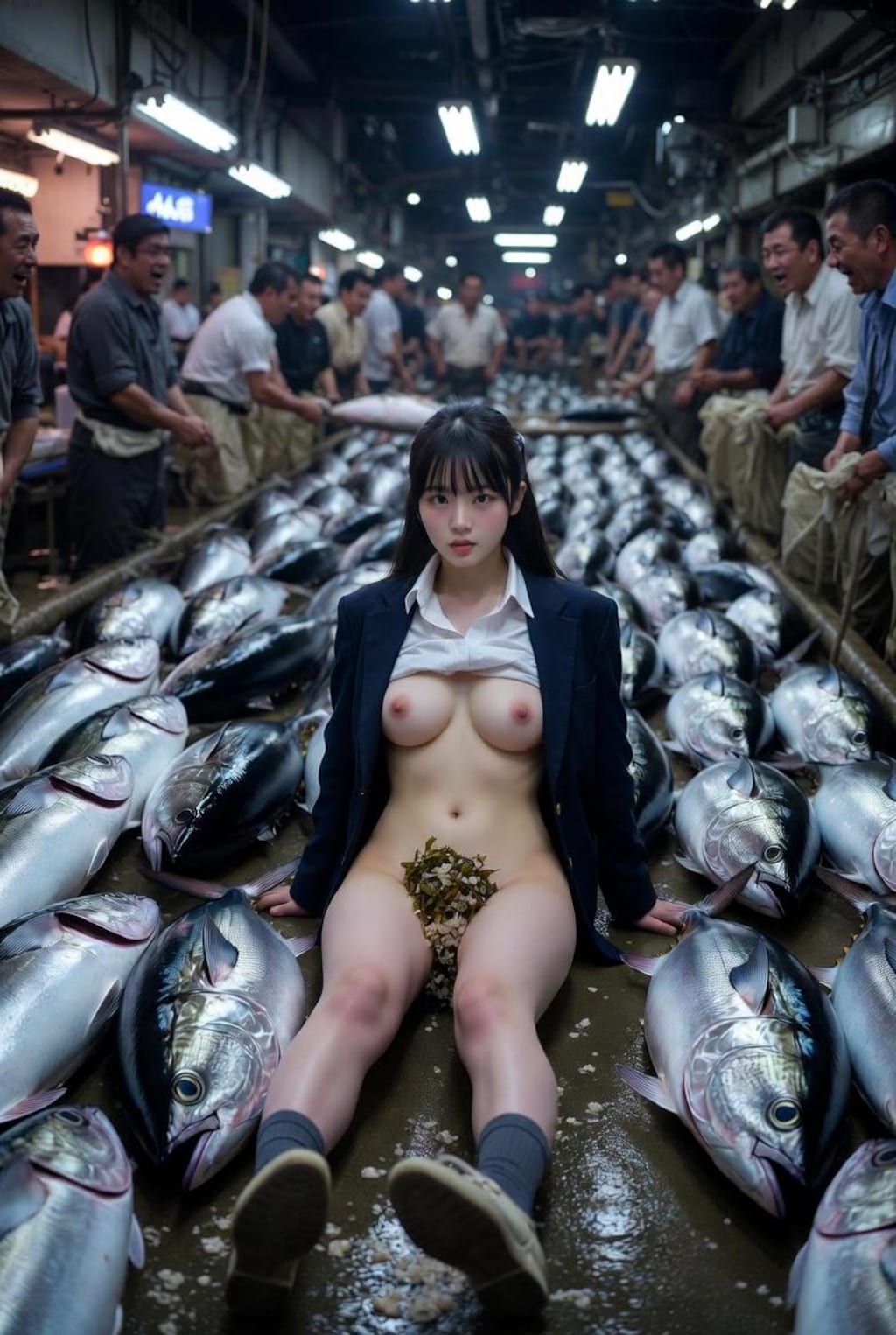マグロの初競りで史上最高値の6億円をたたき出した女子校生