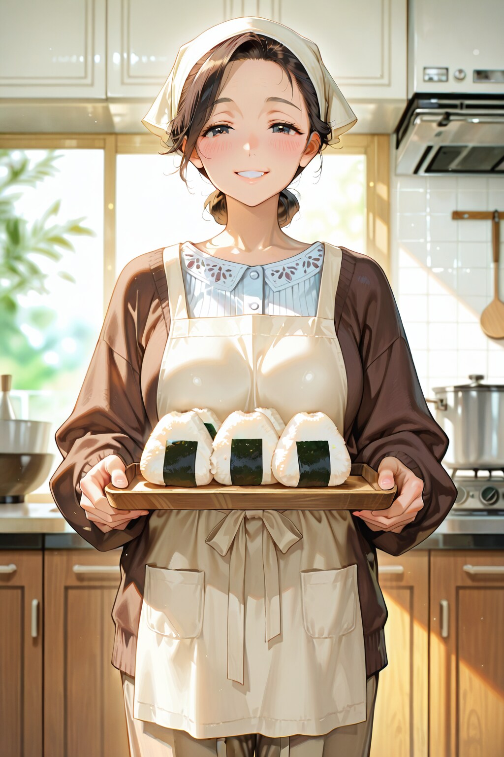 葵ちゃん❤️〇〇くん❤️お疲れ様❤️おにぎり🍙握ったから一休みしましょ❤️