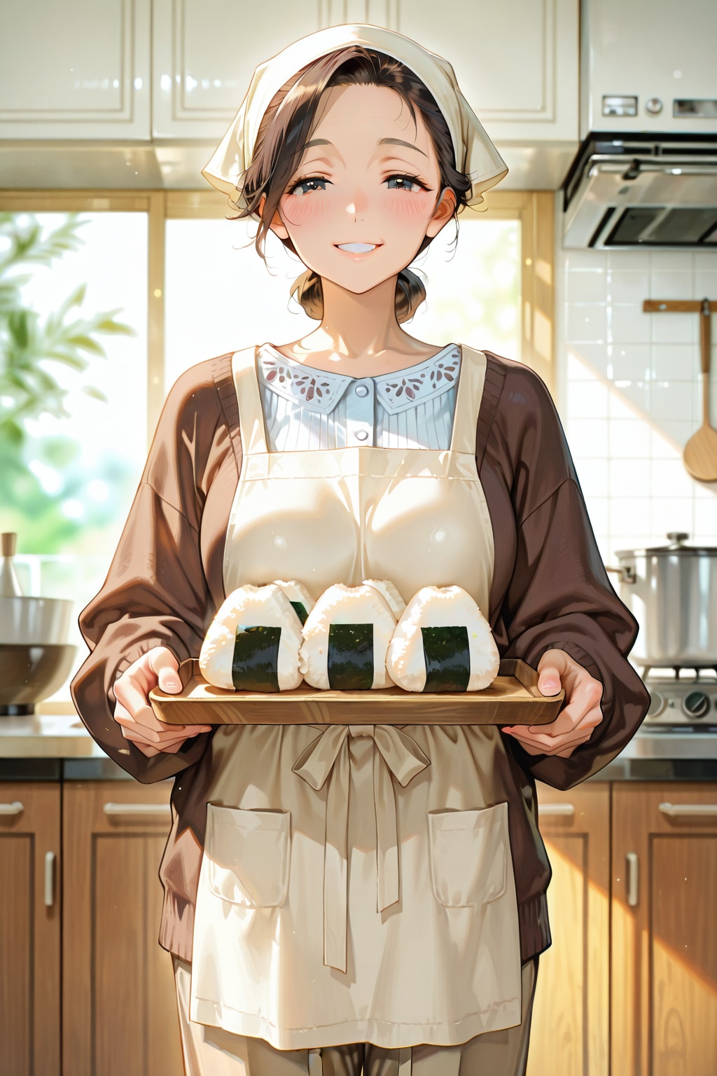 葵ちゃん❤️〇〇くん❤️お疲れ様❤️おにぎり🍙握ったから一休みしましょ❤️