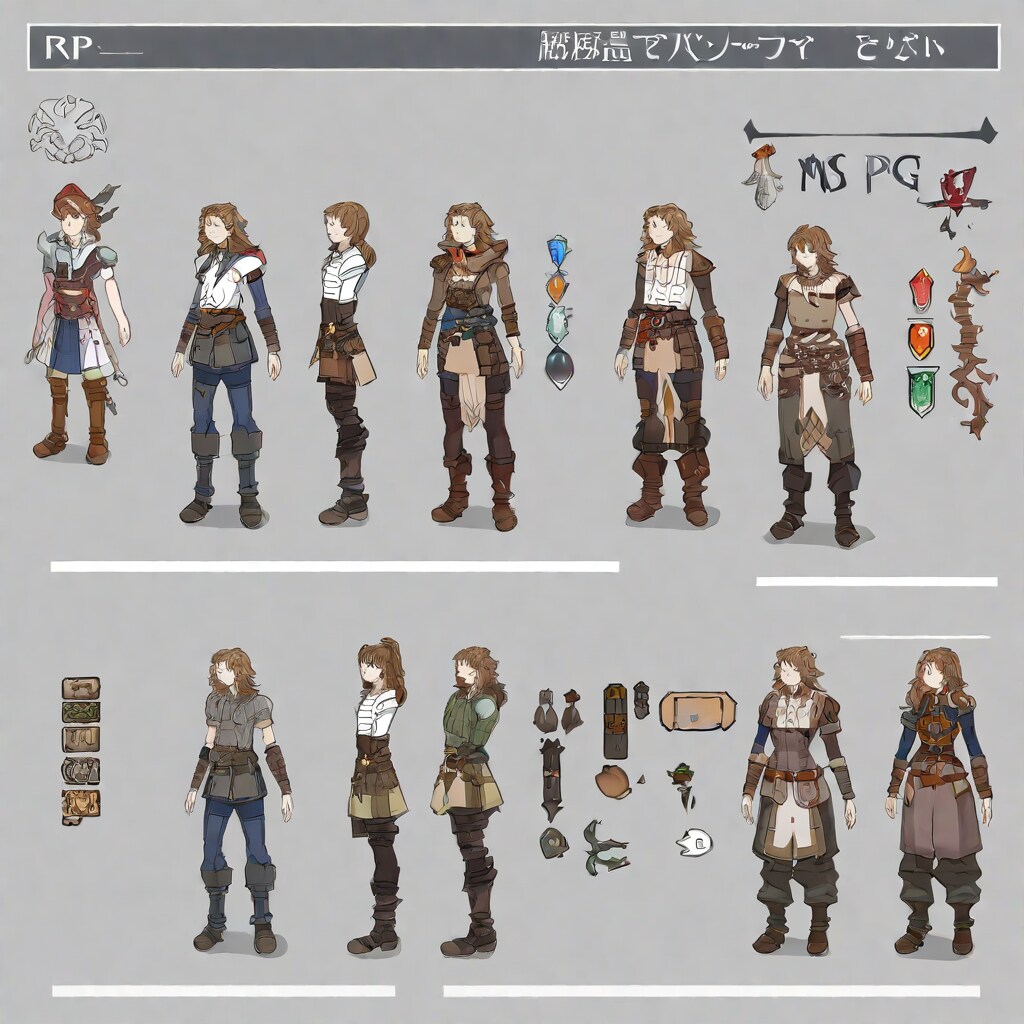 RPGのキャラクターデザイン