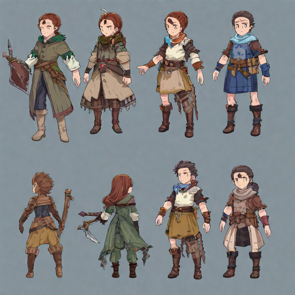 RPGのキャラクターデザイン