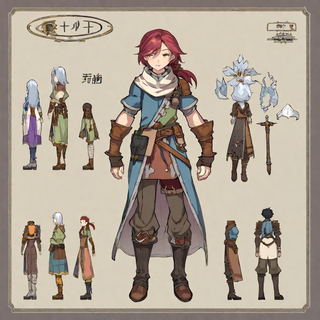 RPGのキャラクターデザイン