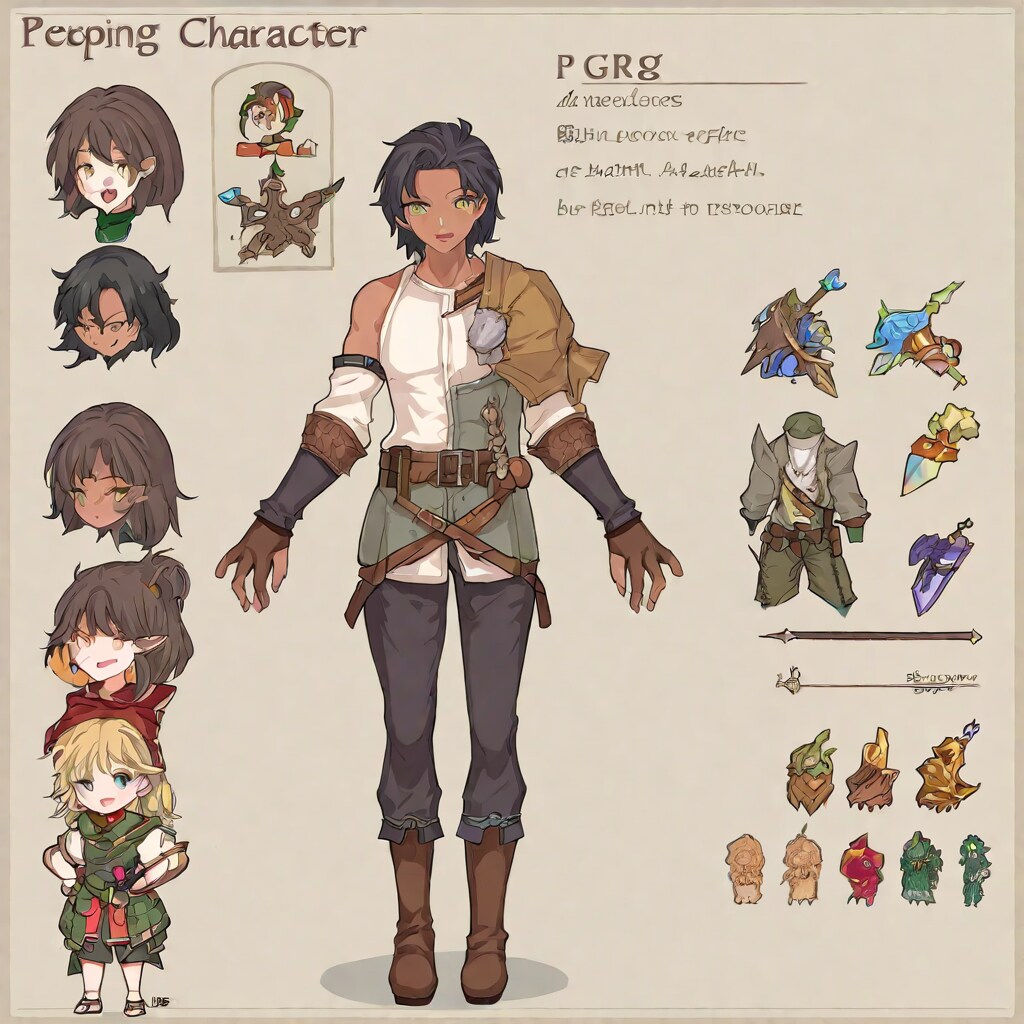 RPGのキャラクターデザイン