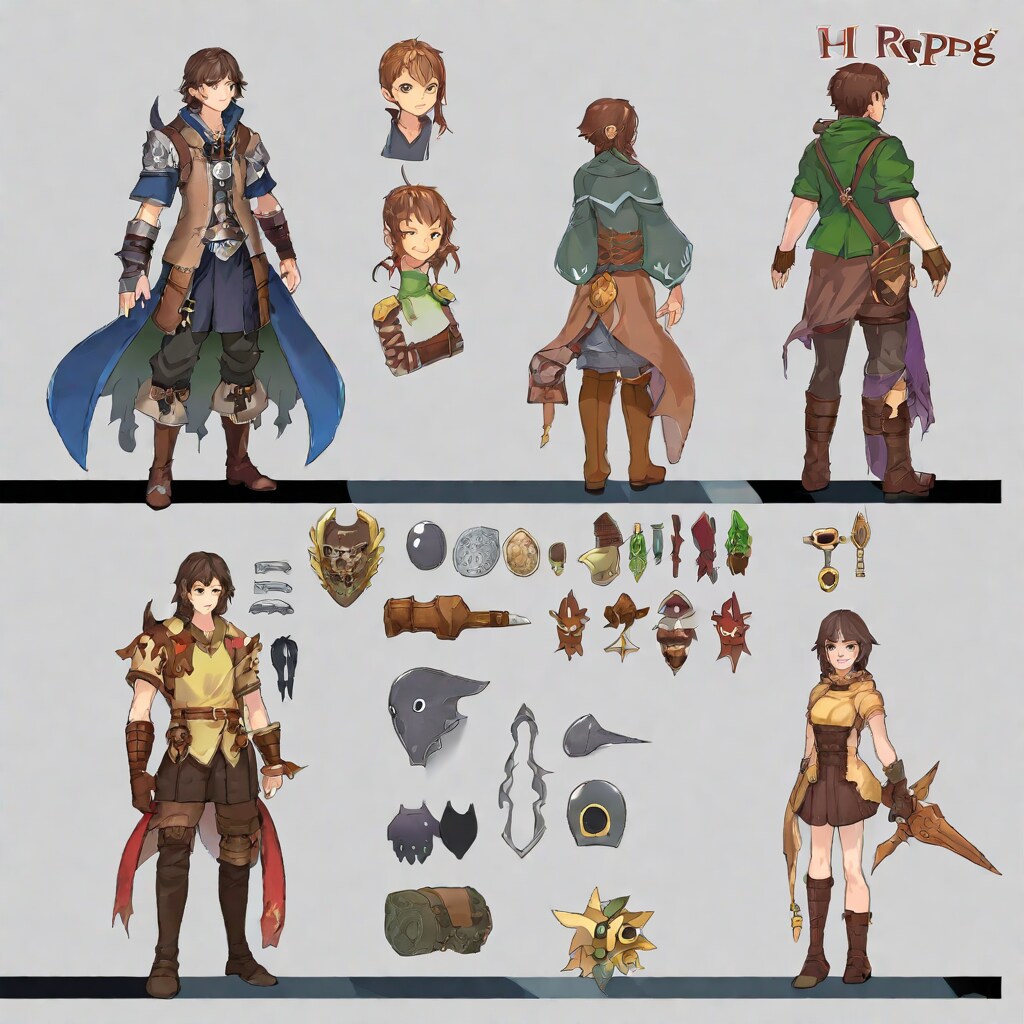 RPGのキャラクターデザイン
