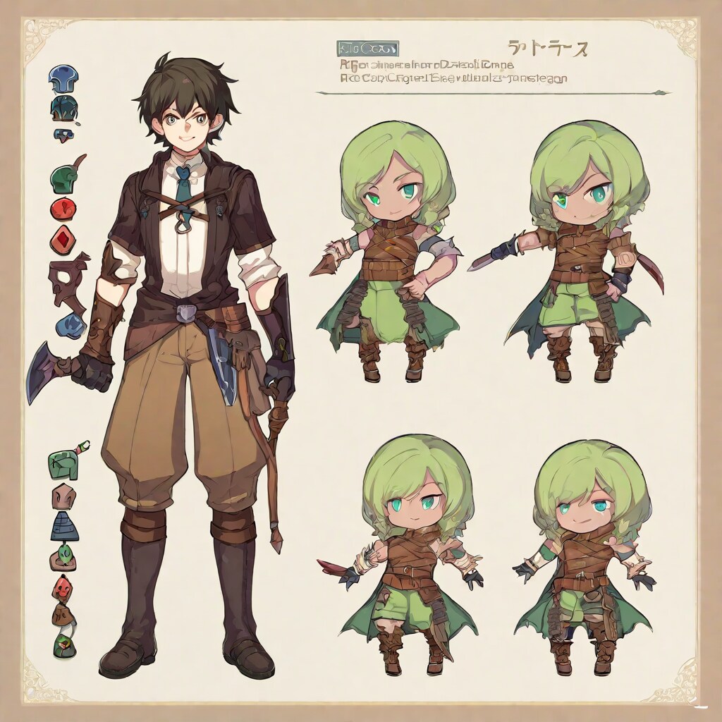 RPGのキャラクターデザイン