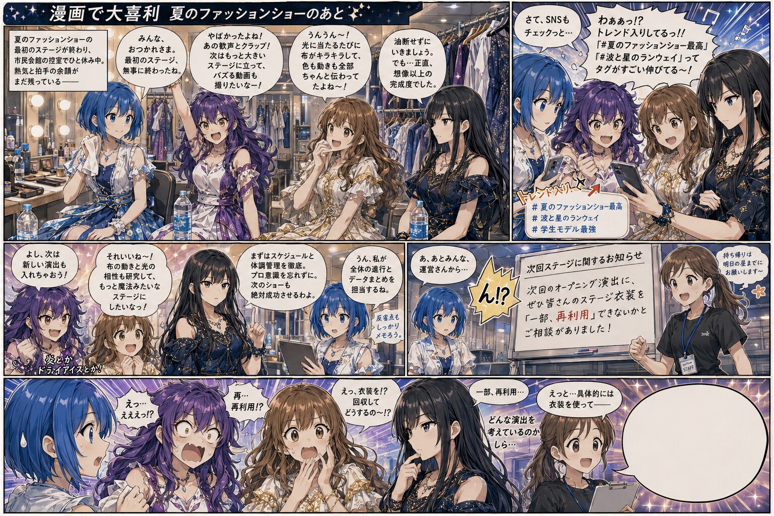 漫画で大喜利「まさかの衣装再利用!?」