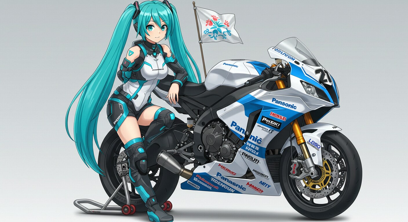 初音ミクとPanasonic隼 | の人気AIイラスト・グラビア