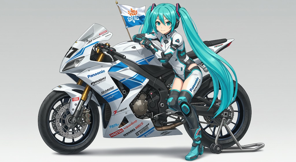 初音ミクとPanasonic隼