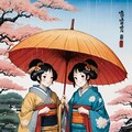[12枚] 雨上がりに傘をさす少女たちの12の絵姿（ロリっ子大集合・一般向けの７） 10枚目