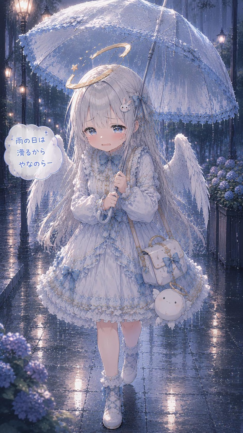 ルルエルのある雨の日