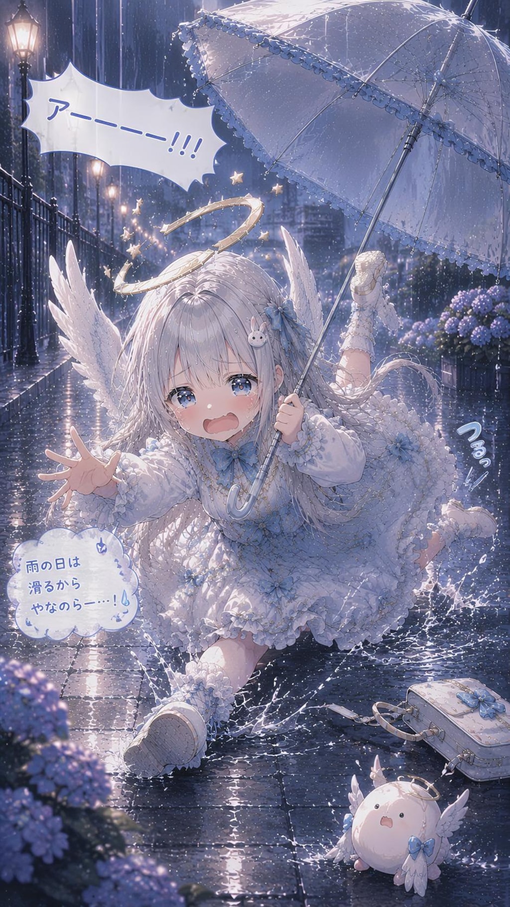 ルルエルのある雨の日