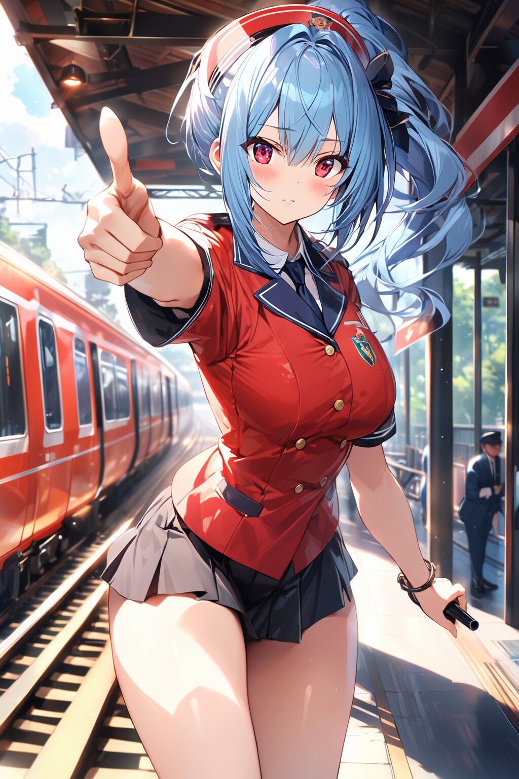 ホームタウン急行／安全確認、よしっ！出発進行！