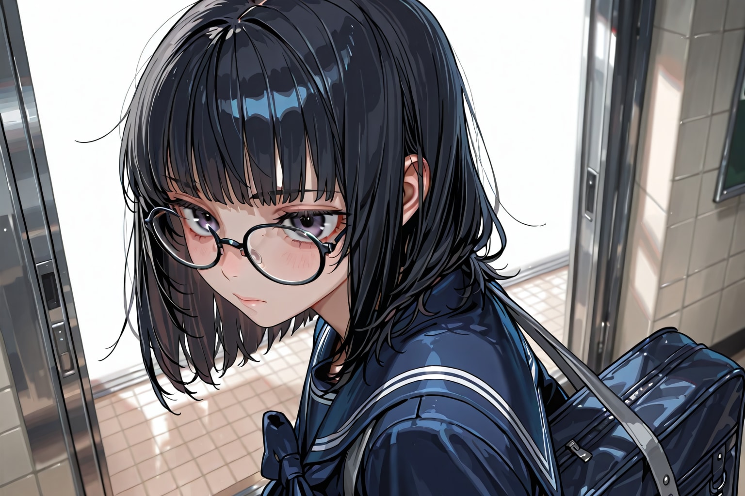メガネちゃん | の人気AIイラスト・グラビア
