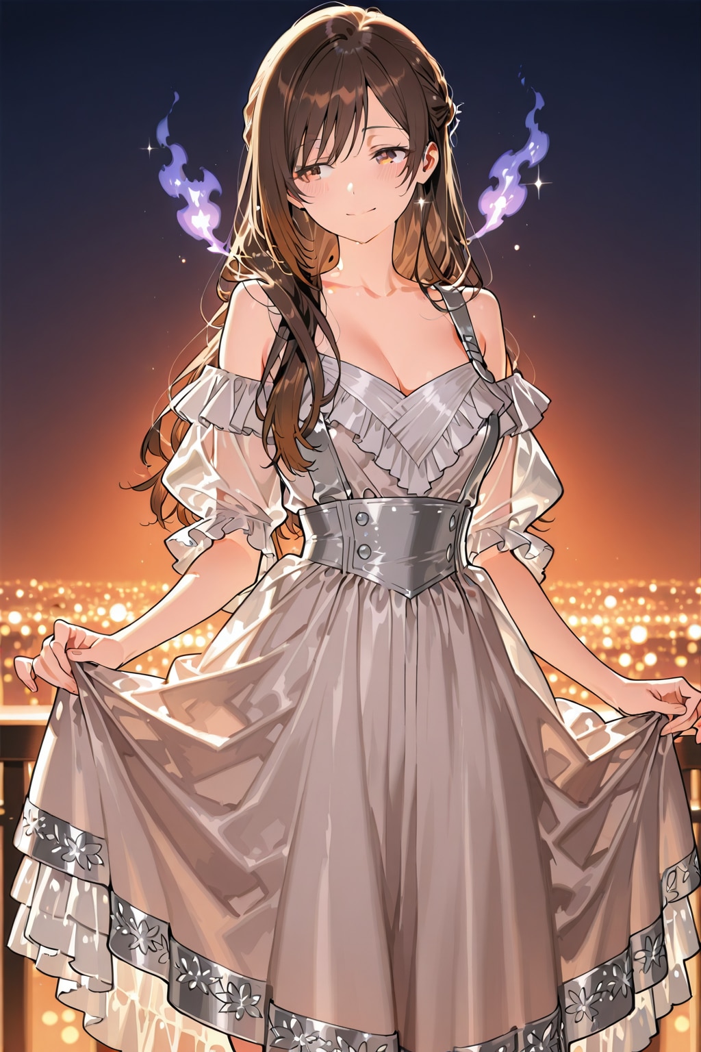 星降るバルコニー | の人気AIイラスト・グラビア