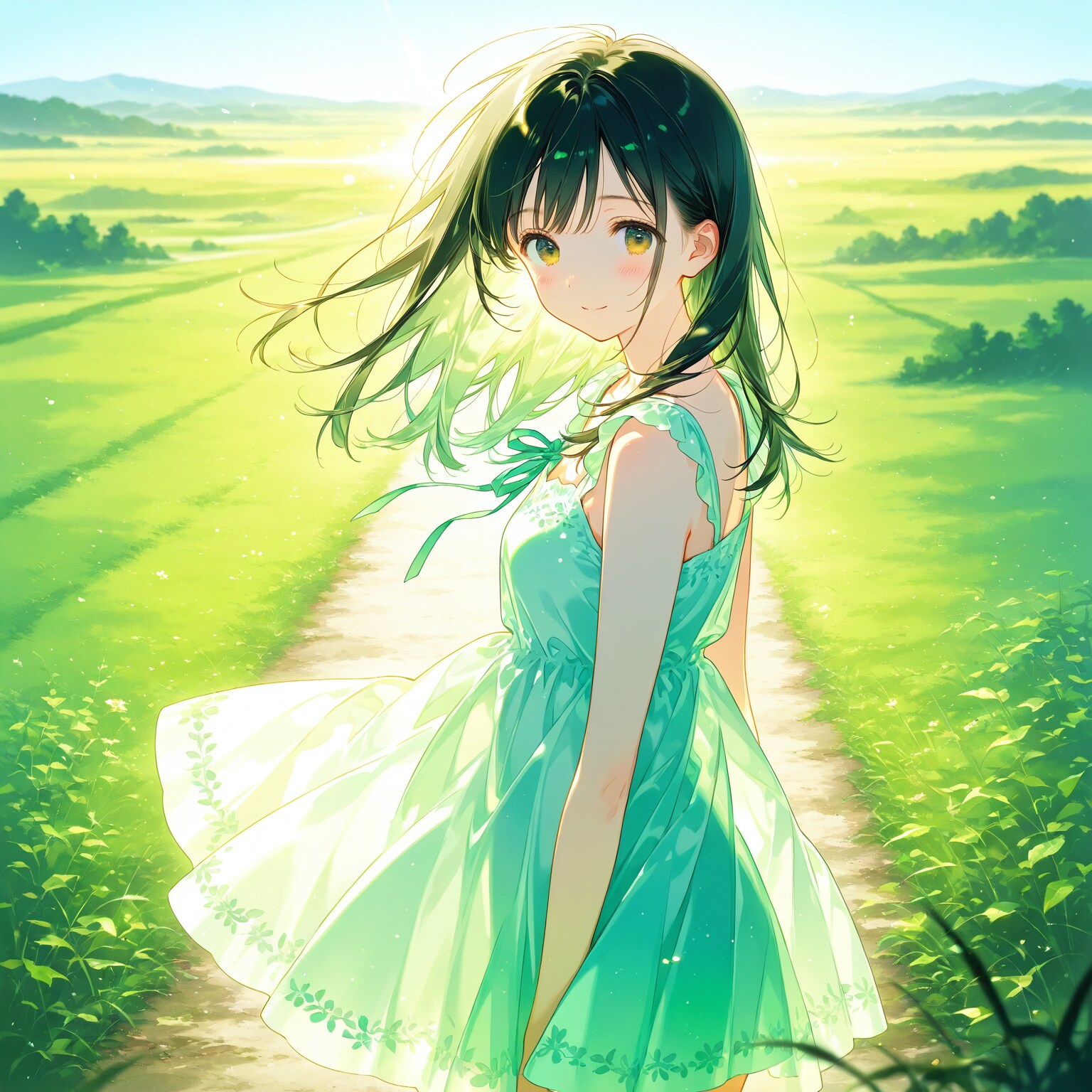 新緑の少女