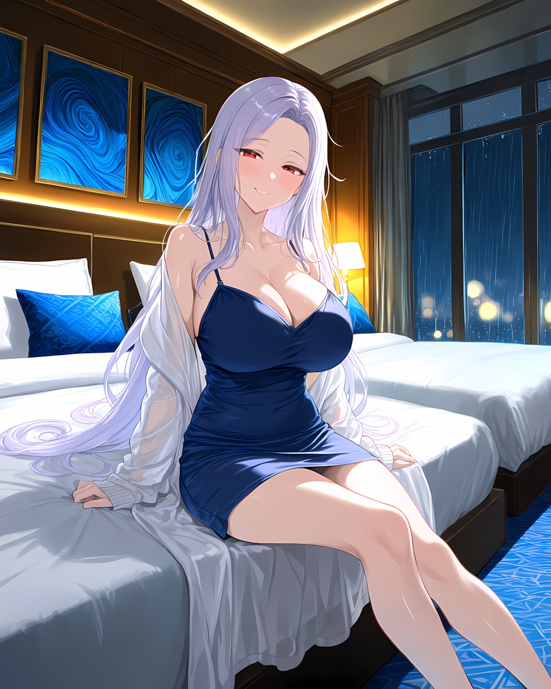 💙ラグジュアリーなお部屋で、おやすみなさい💤