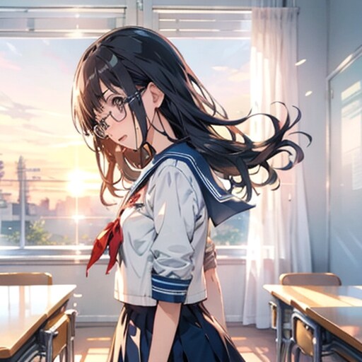 教室 | の人気AIイラスト・グラビア