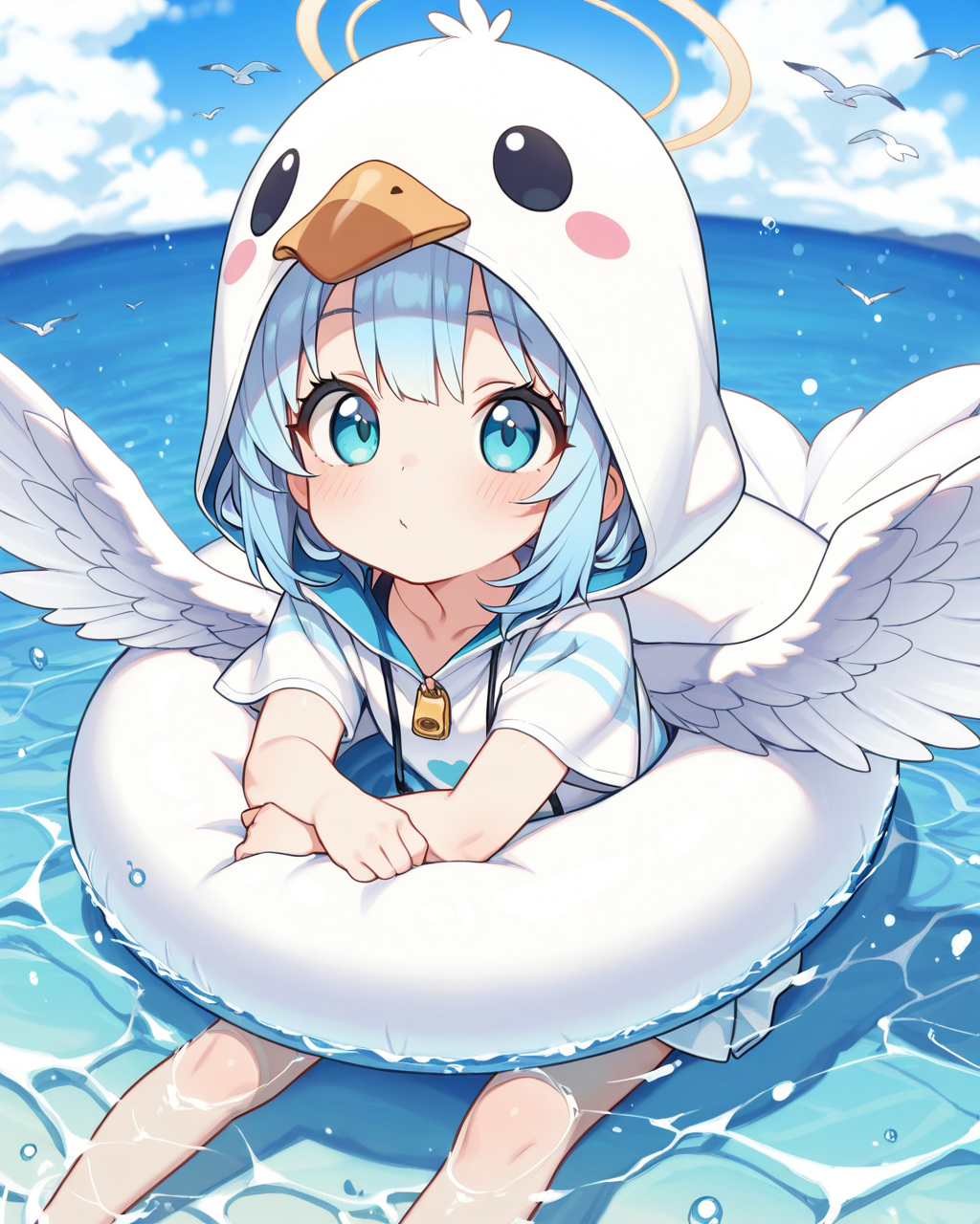 海と言えばカモメちゃん