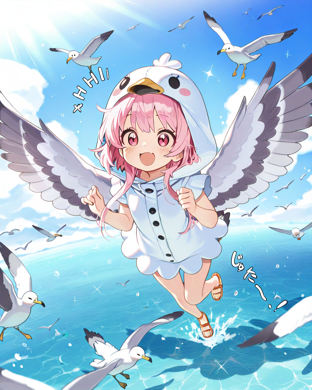 海と言えばカモメちゃん