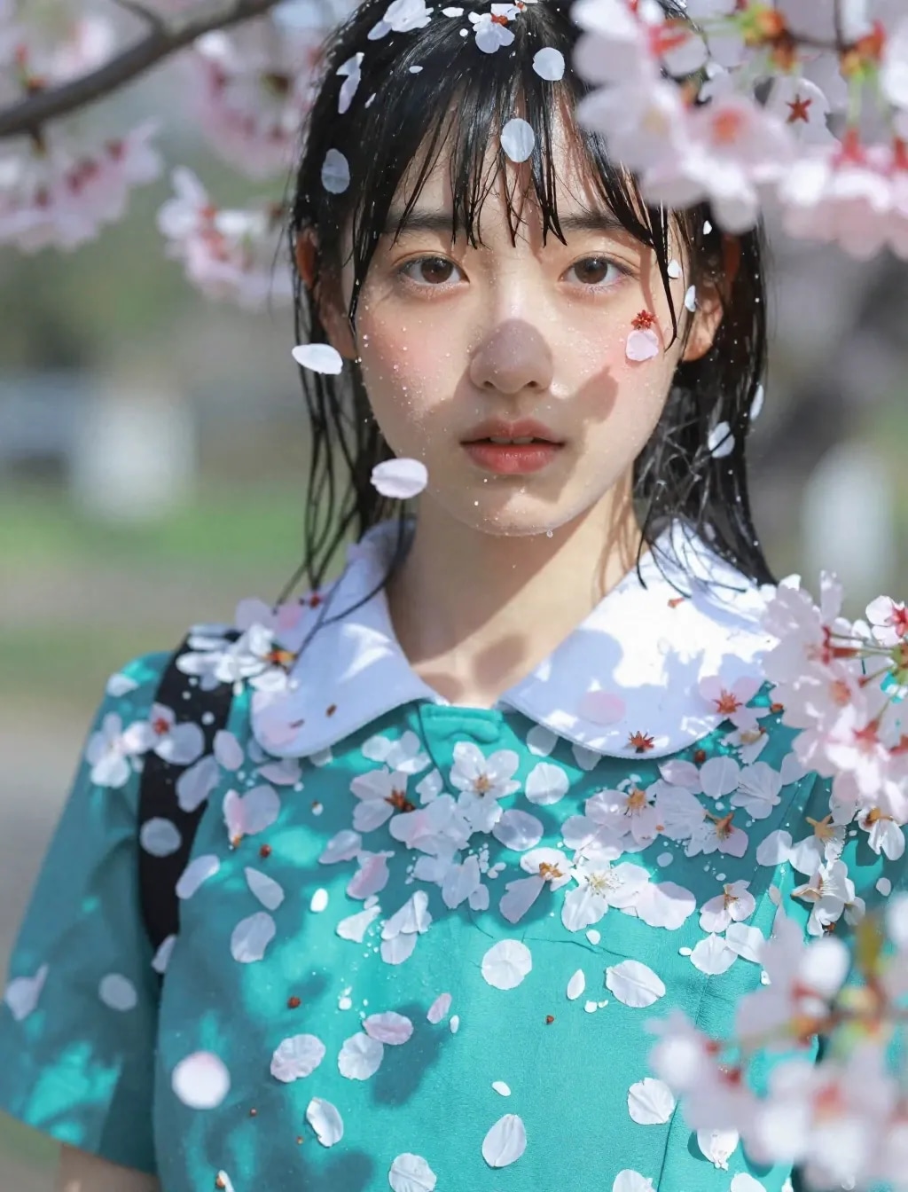 季節外れの桜まみれ