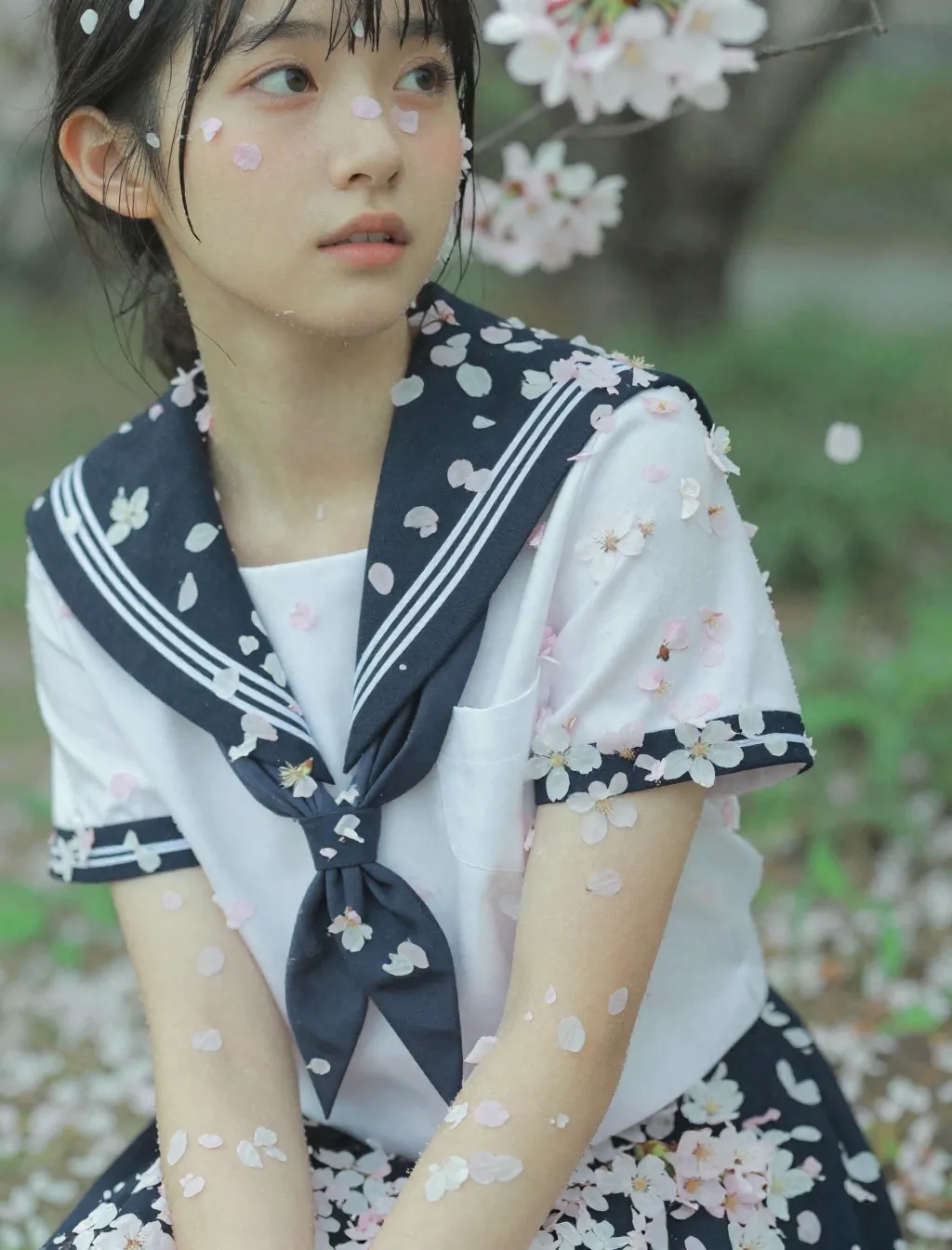 季節外れの桜まみれ
