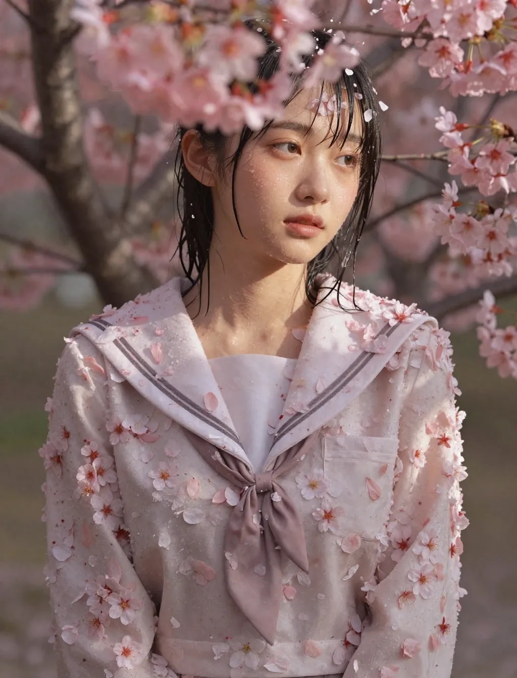 季節外れの桜まみれ